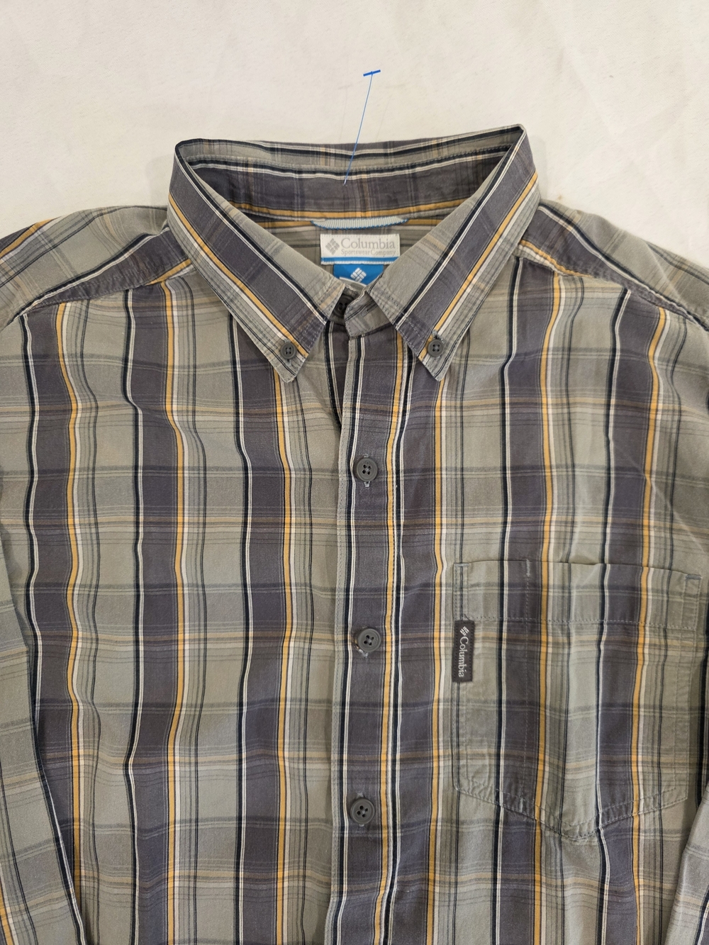 Columbia Sports Company Designed Cotton Shirt Men Size M